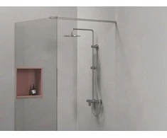 Stacionari dušo sistema Ravak Spring, netermostatinė, SG 098.00CR su dušo komplektu, reguliuojama, chromas
