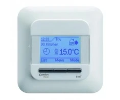 Elektra šildomų grindų termostatas Comfort Heat, C511T rėmeliui stačiakampiais kraštais