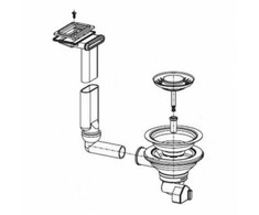 Ventilis FRANKE Euroform plautuvės, EFN 614-78(i), ETL 614(i), ETN 614(i), d 3''1/2, užkemšamas