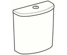 WC bakelis Geberit, Selnova, apatinis pajungimas