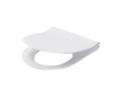 WC dangtis Cersanit, City Oval Slim, lėtai nusileidžia