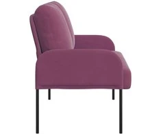 Sofa Sofos su pagalve 110cm Violetinė fanera