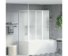 Vonios ekranas Matinis 120 x 70 x 137 cm Aliuminis
