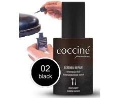 Atkuriamieji juodi lygios odos dažai – Coccine Leather Repair, juodas, 10 ml