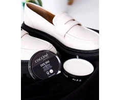 Baltai odinei avalynei skirtas priežiūros vaškas – Coccine Shoe Wax, 40 g