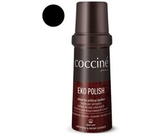 Juoda dirbtinės odos gaminių priežiūros priemonė – Coccine Eko Polish, 75 ml