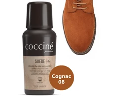 Konjako spalvos zomšos ir nubuko spalvos atnaujinimo priemonė – Coccine Suede, Cognac, 75 ml