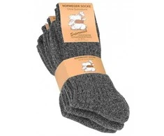 Norvegiškos vilnonės vyriškos kojinės VCA Textil, 3 poros