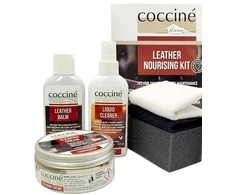Odinės baldų valymo ir priežiūros rinkinys, bespalvis – Coccine Leather maitininantis Kit