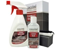 Odinės baldų valymo ir priežiūros rinkinys, bespalvis – Coccine Cleaning Set for Leather