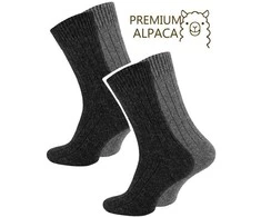 Plonos žieminės kojinės su alpakos vilna VCA Textil, 4 poros