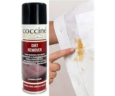 Riebalų dėmių valiklis odai, zomšai ir tekstilei – Coccine Dirt Remover, 250 ml