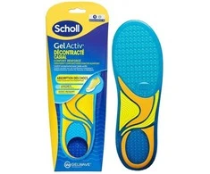Scholl GelActiv Everyday gelio vidpadžiai vyrams, 1 pora
