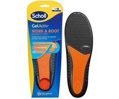 Scholl GelActiv Work gelio vidpadžiai vyrų darbo batams, 1 pora