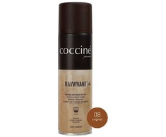 Šviesiai rudas (konjako spalvos) spalvą atkuriantis purškiklis nubukui ir zomšai – Coccine Nano Ravvivant, cognac, 250 ml
