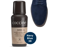 Tamsiai mėlyna zomšos ir nubuko spalvos atnaujinimo priemonė – Coccine Suede, Navy Mėlyna, 75 ml
