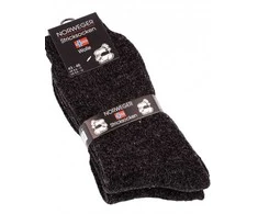 Vyrų norvegiškos vilnonės frote žieminės kojinės VCA Textil, 2 poros