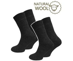 Vyrų norvegiškos vilnonės frote žieminės kojinės VCA Textil, 4 poros