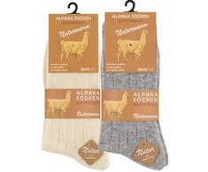 Žieminės alpakos vilnos unisex kojinės VCA Textil, 2 poros