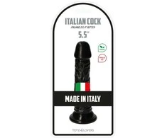 Realistiškas dildo „Rino“ (juodas)