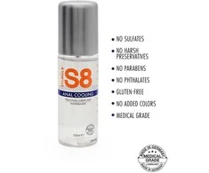 S8 vėsinantis analinis vandens pagrindo lubrikantas 125 ml