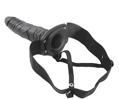 Strap-on rinkinys „Real Rapture 8"“ juodas