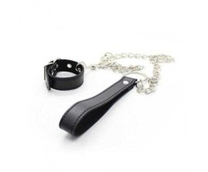 Wiązania-Guinzaglio da polso Chain Leash juodas – BDSM suvaržymai