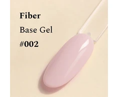 FEHU Bazinis gelis su pluoštu #02 sušalusi rožė, 12 ml | Fiber Base Gel Frozen Rožinė #02, 12 ml