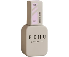 FEHU Bazinis gelis su pluoštu #02 sušalusi rožė, 12 ml | Fiber Base Gel Frozen Rožinė #02, 12 ml