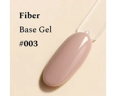 FEHU Bazinis gelis su pluoštu #03 kreminė Latte, 12 ml | Fiber Base Gel #03 Creamy Latte, 12 ml