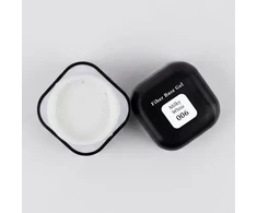 FEHU Bazinis gelis su pluoštu #06 pieno baltumo, 30 ml | Fiber Base Gel #06 Milky Baltas 30 ml