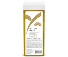 Lycon Auksinis juostinis vaškas kasetėje 100 ml | ACTIVE GOLD CARTRIDGE STRIP WAX 100 ml