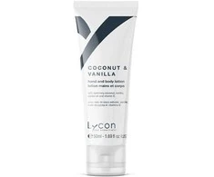Lycon Coconut and Vanilla Hand &amp; Losjonas kūnui 50 ml | Kokosų ir vanilės kvapo rankų ir kūno losjonas 50 ml
