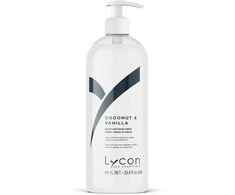 Lycon Coconut and Vanilla Hand &amp; Losjonas kūnui 1L | Kokosų ir vanilės kvapo rankų ir kūno losjonas 1L