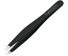 Lycon pincetas, 3mm, juodas | Juodas PRECISION TWEEZERS 3mm slanted tipe
