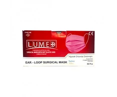Lycon Vienkartinės apsauginės veido kaukės rožinės, 50vnt | Disposable Medical Face Mask Rožinis 50 pcs
