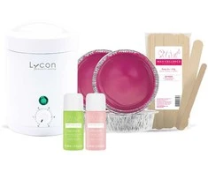 Lycon WAX-CELLENCE DELUXE rinkinys depiliacijai namuose | WAX-CELLENCE DELUXE HOME WAXING KIT