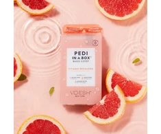 VOESH Pedi in a Box Basic 3 Step Vitamin Recharge | Trijų žingsnių pedikiūras dėžutėje