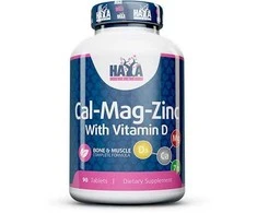 Haya Labs Calcium Magnesium &amp; Zinc with Vitamin D 90 tab.