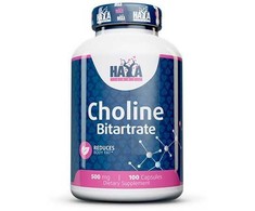 Haya Labs Choline Bitartrate 100kaps. (Cholinas)