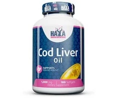 Haya Labs Cod Liver Oil 100kaps.