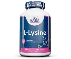 Haya Labs L-Lysine 500 mg , 100 kaps.