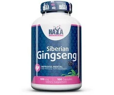 Haya Labs Siberian Ginseng 100 kaps.