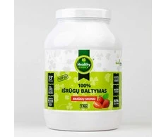 Healthy Choice 100% išrūgų baltymai braškių skonio 1kg
