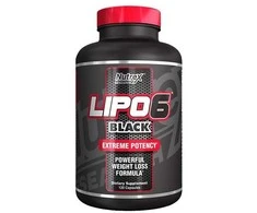 Nutrex Lipo 6 Juodas 120 kaps.