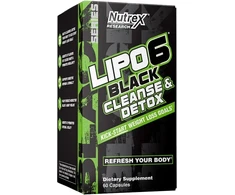 Nutrex Lipo 6 Juodas Cleanse &amp; Detox 60 kaps.