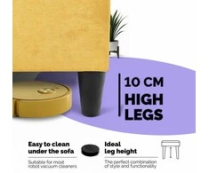 Meb Podrez Kampinė išskleidžiama sofa-lova St Light, Podrez, geltona