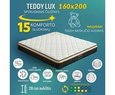 Meb Podrez Teddy Lux dvipusis čiužinys dydis 160