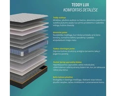 Meb Podrez Teddy Lux dvipusis čiužinys dydis 160
