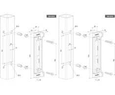 Locinox Atrama nerūdijančio plieno vartų spynai FORTYLOCK 40mm